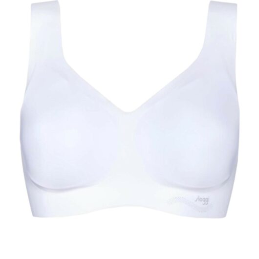 1 Pack White Zero Feel Seamfree Bralette with Removable Pads Ladies Small - Sloggi