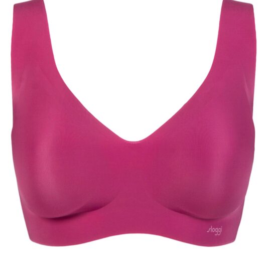 Women's Sloggi Zero Feel Seamfree Bralette with Removable Pads Wine Extra Small