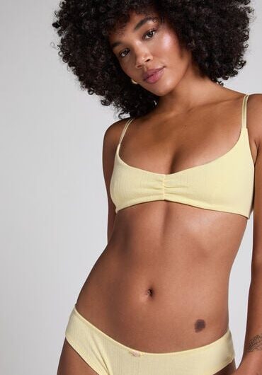 Hunkemöller Pointelle Bralette Yellow