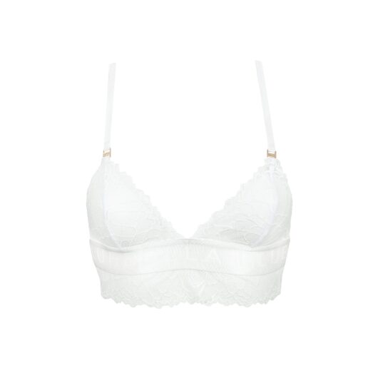 Bluebella Tori Soft Bralette White - L