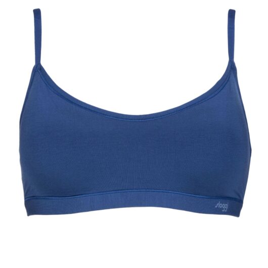 Womens 1 Pack Sloggi FREE Evolve Padded Bra Blue Sapphire L/XL