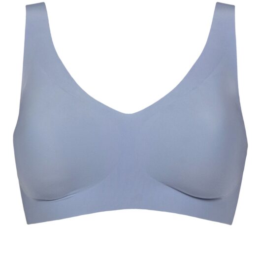 Women's 1 Pack Sloggi ZERO Feel 2.0 Bralette Chambray M