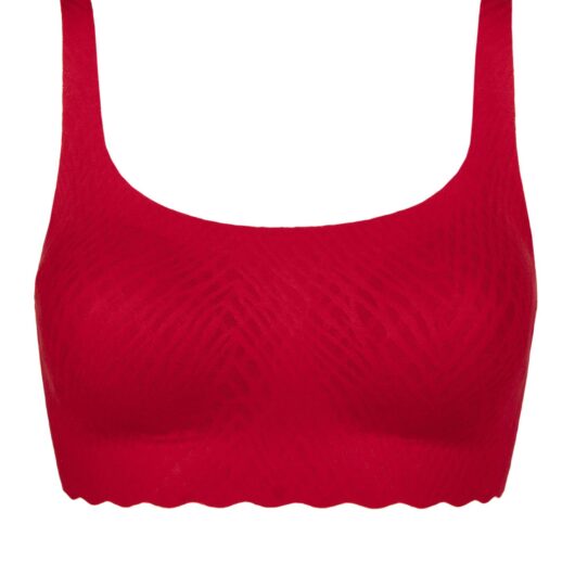 Women's 1 Pack Sloggi ZERO Feel Bliss Festive Top Shanghai Red Small