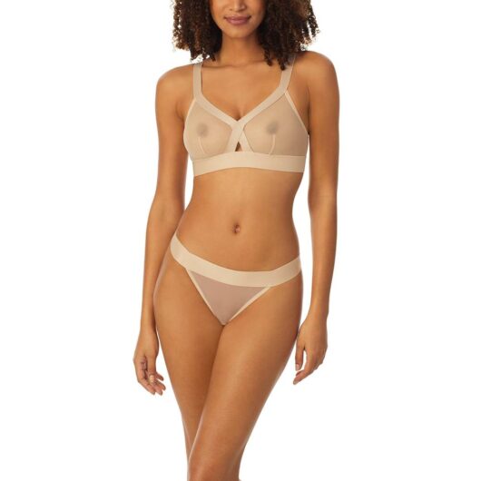 DKNY Women's MESH BRALETTE in Nude | Size: Small