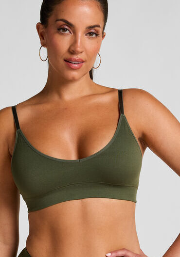 Hunkemöller Dide Triangle Bralette Green