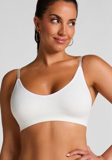Hunkemöller Dide Triangle Bralette White