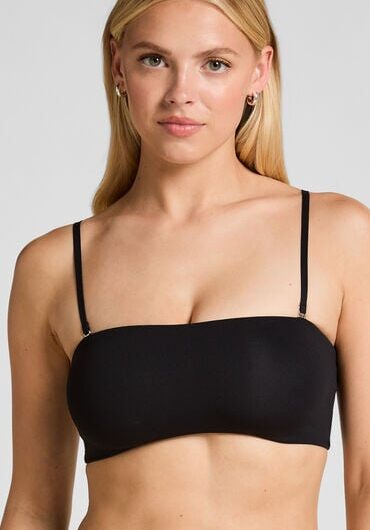 Hunkemöller Smooth Bandeau Bralette Black