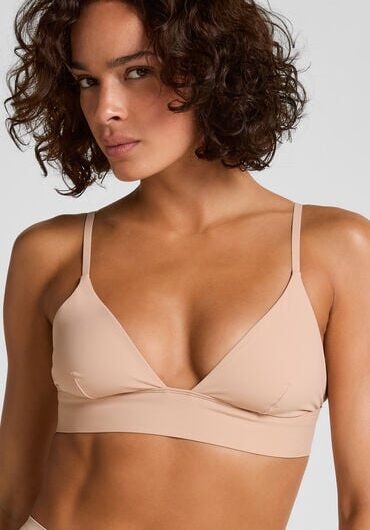 Hunkemöller Smooth Triangle Bralette Beige