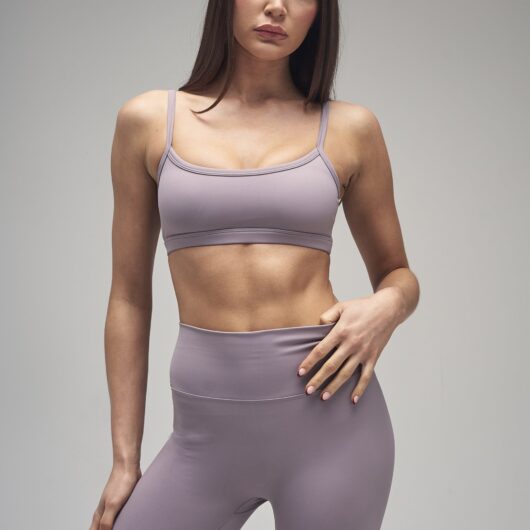 Kaiia Sculpt Scoop Neck Bralette Mauve